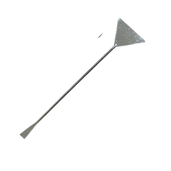 12" Stainless steel aquascaping spatula rake.